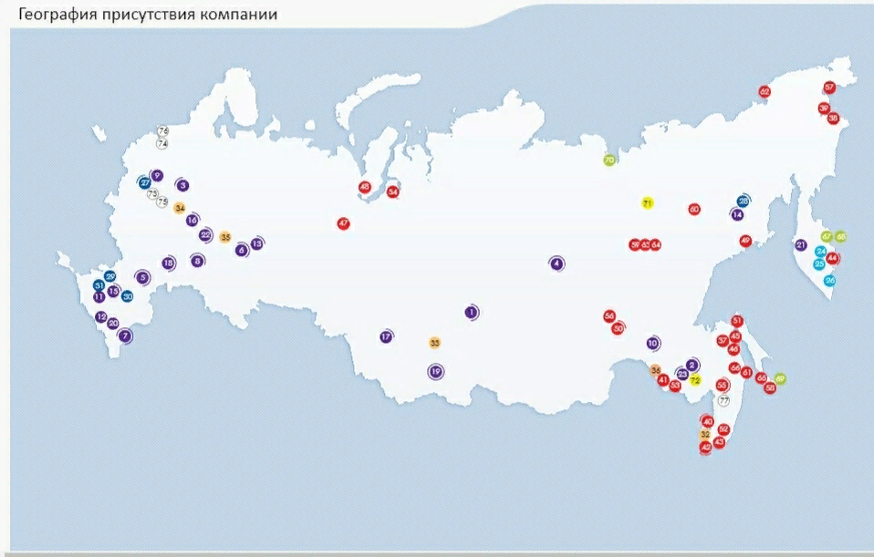 География объектов