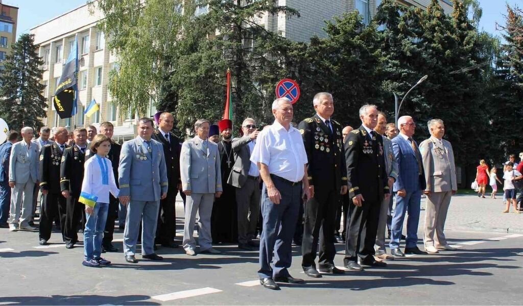 Шествие шахтеров в моем городе