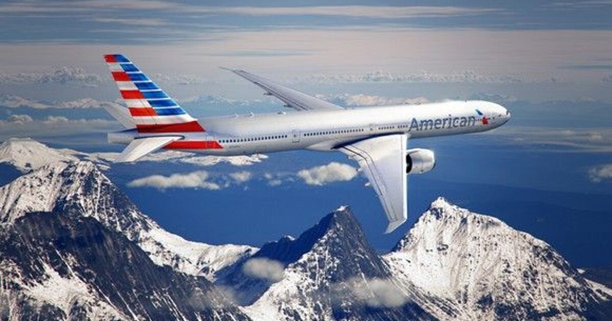 Летящий самолет в Америку, источник: #atc4you 