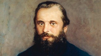 НИКОЛАЙ МЕЩАНИНОВ. ПОРТРЕТ МИЛИЯ БАЛАКИРЕВА (ФРАГМЕНТ). 1900-Е. ДОМ-МУЗЕЙ М.А. БАЛАКИРЕВА, НИЖНИЙ НОВГОРОД