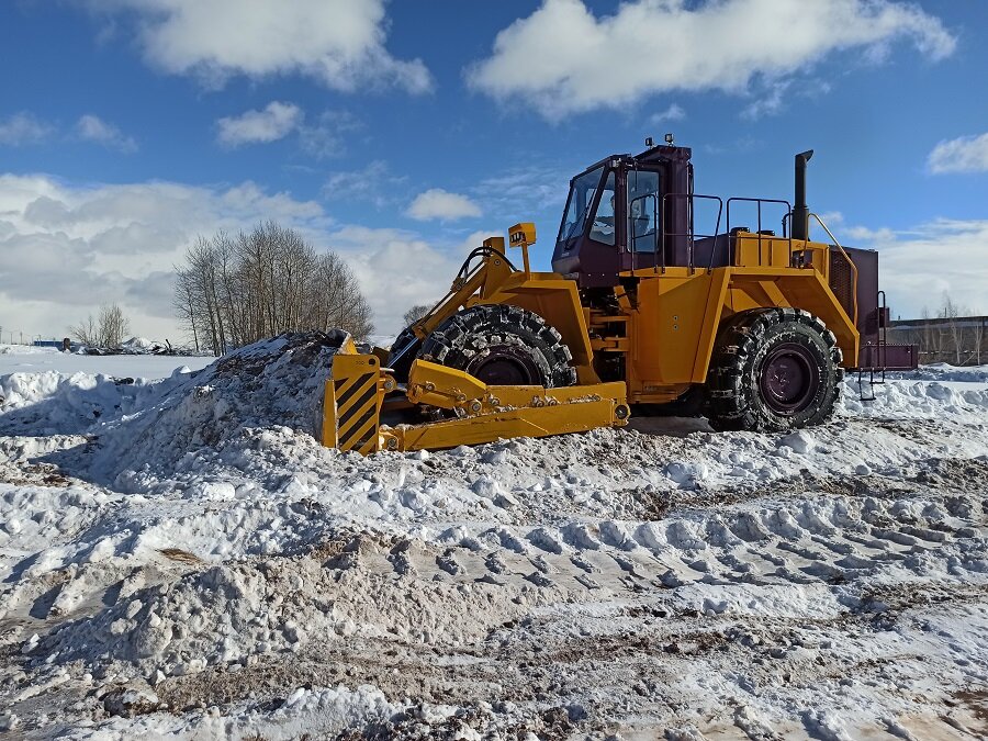 Обновленный колесный бульдозер ЧЕТРА ТК25 проходит испытания перед серийным производством