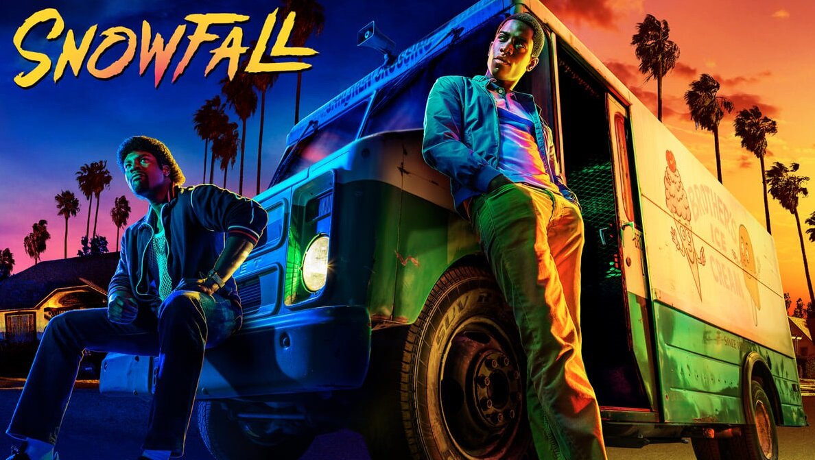 Рекламный плакат сериала "Снегопад"