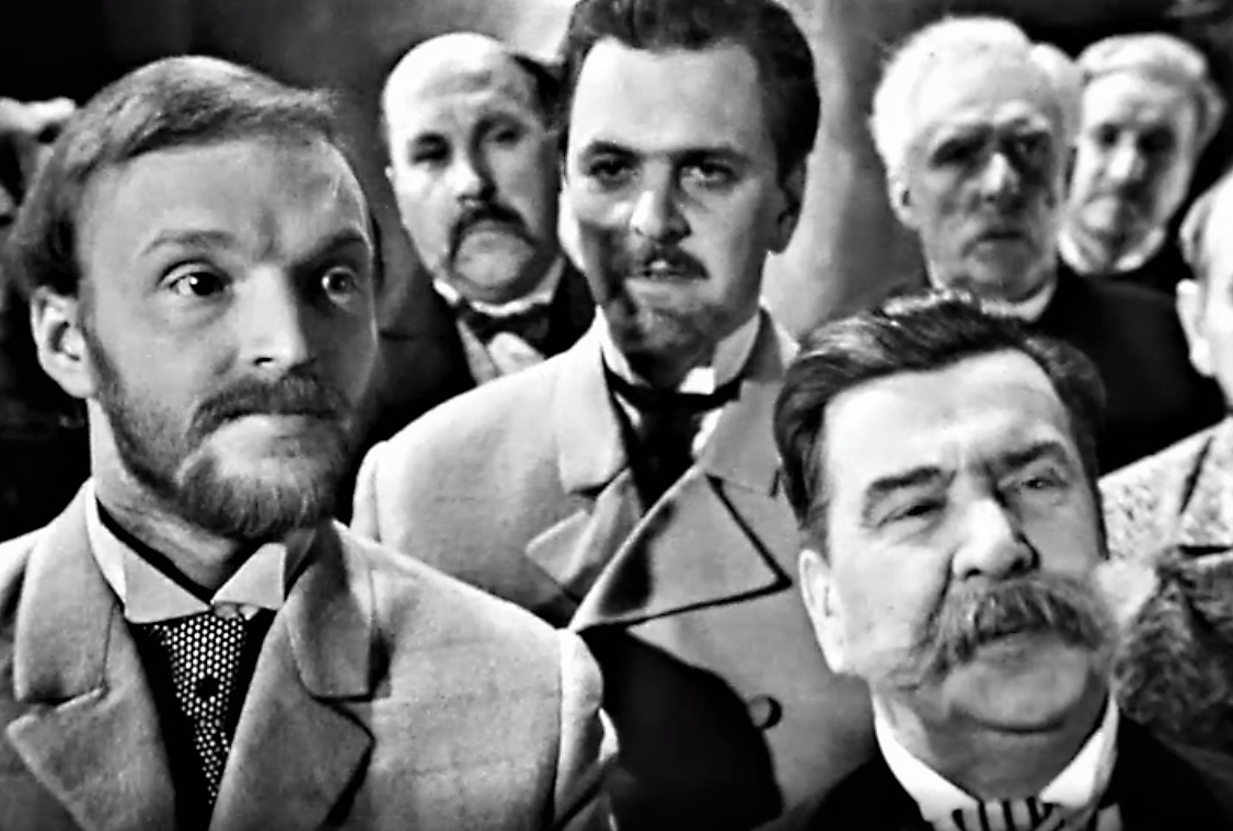 Кадр из фильма-спектакля "Драма на охоте" (1970)