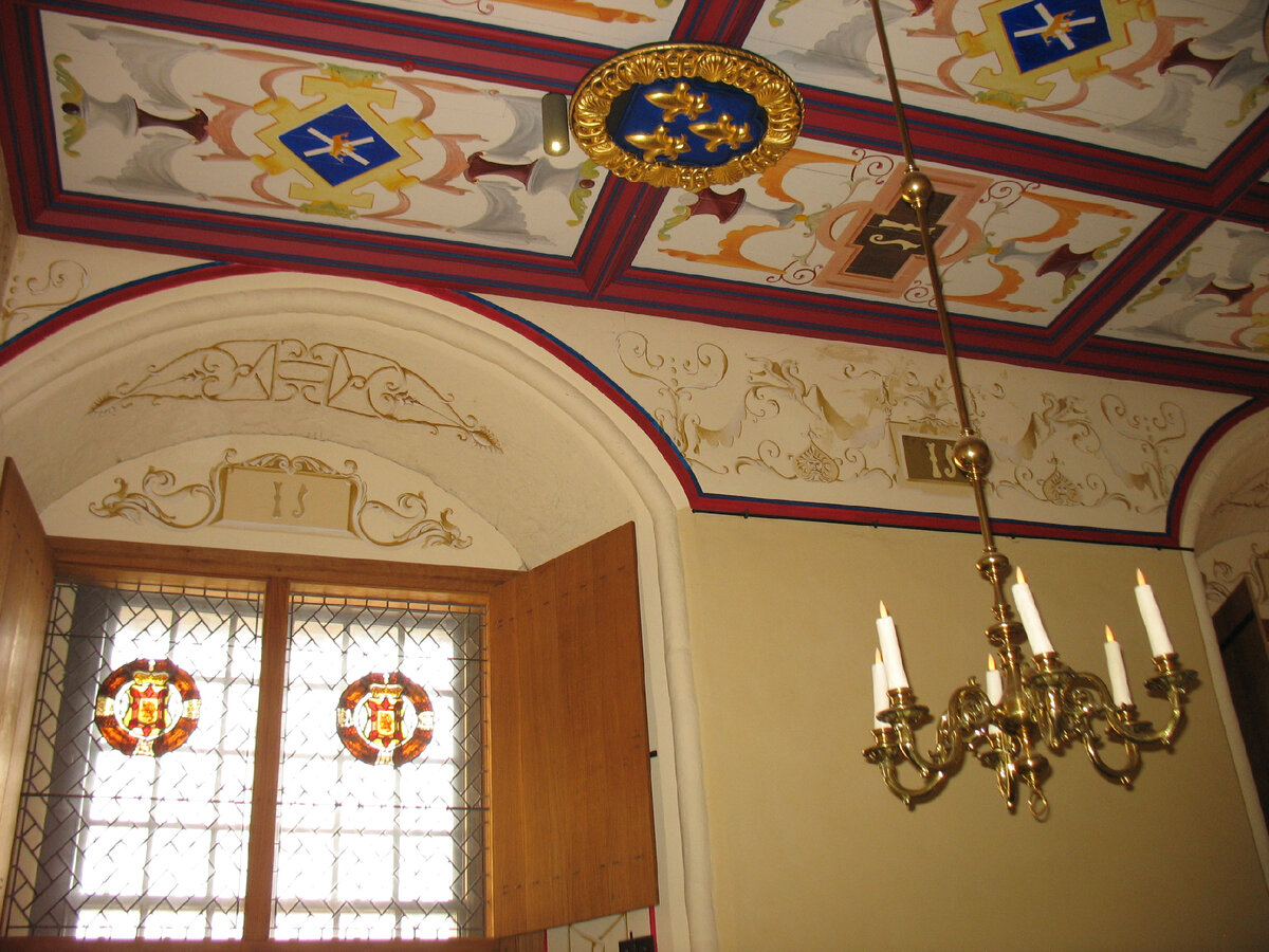 Малая приемная Джеймса V, дворец Джеймса V. Стерлинг, Шотландия, фото (С) Илона Якимова 2017