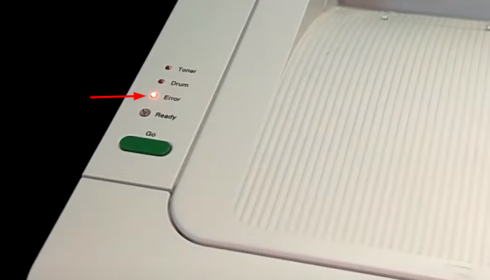 Фото 2. Индикатор Error