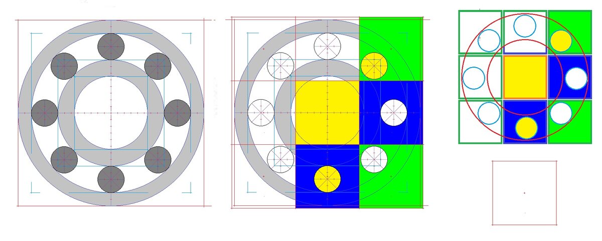 Подшипник и ход конём. Авторская разработка матрицы.