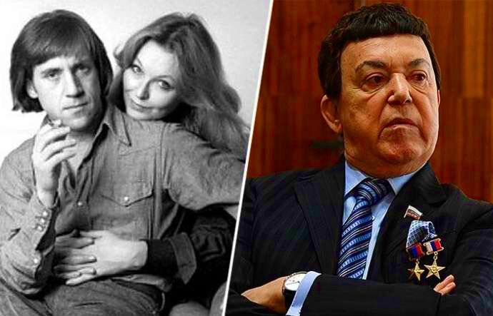 Высоцкий с Влади и Кобзон