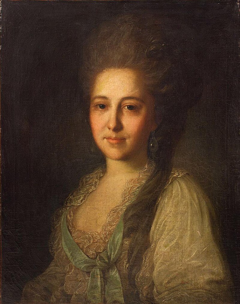 Екатерина Мясникова (в замужестве Козицкая). Портрет работы художника Ф. С. Рокотова