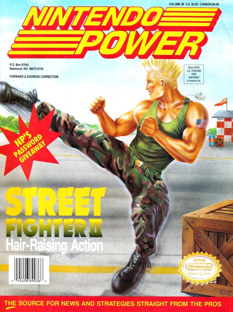 Гайл на обложке американского журнала Nintendo Power (July 1992)