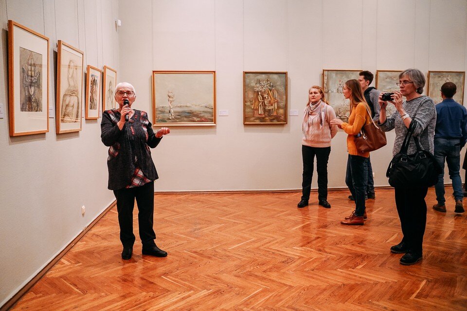     Гостям зачитали интересные лекции на тему искусства Светлана МАКОВЕЕВА