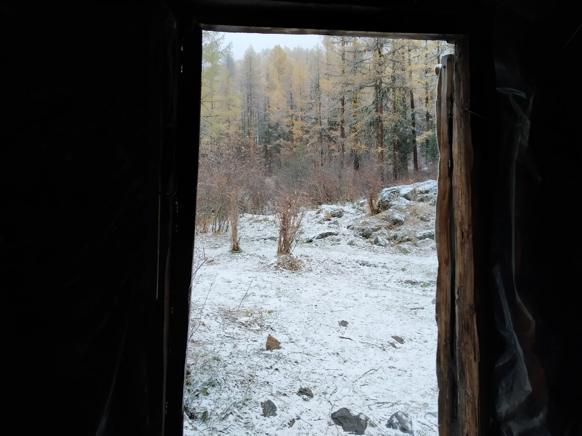 Утренний вид из избы