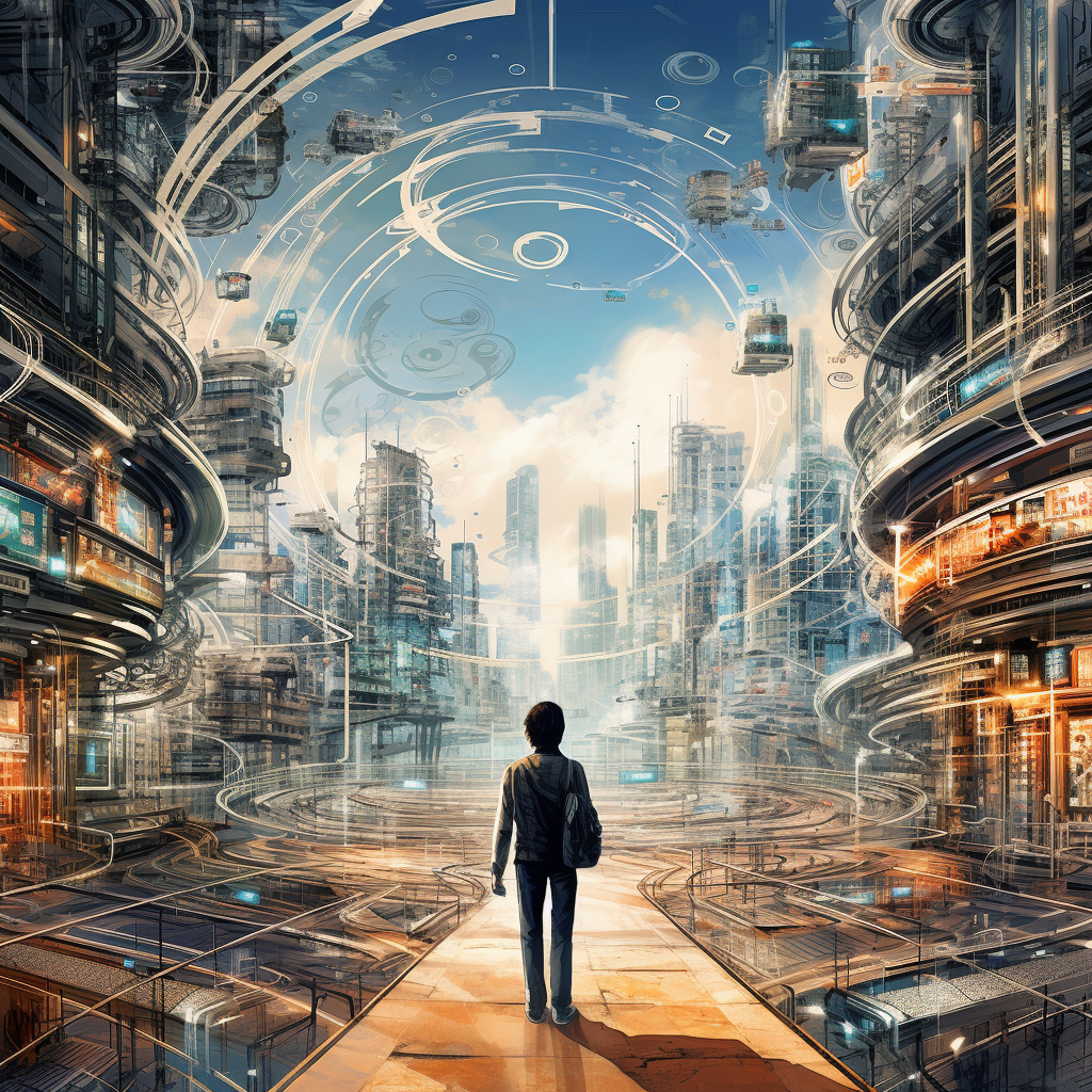 будущее через 20 лет.