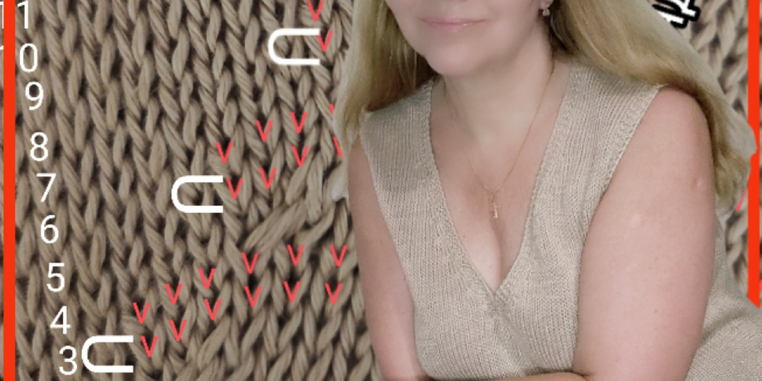 МОЁ НОВОЕ ЛЬНЯНОЕ ПЛАТЬЕ. Часть 2. Описание хода вязания по шагам в фотографиях с пояснениями.