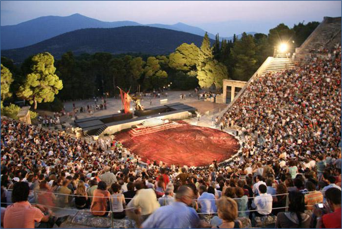 Театральный фестиваль в Эпидавре. Фото из открытых источников интернета