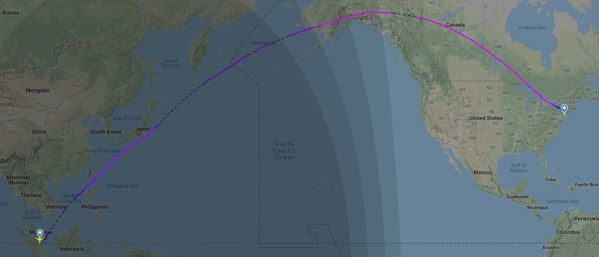 Маршрут самолета красноярск. Нью Йорк Токио маршрут полета. Рейс Токио Нью Йорк маршрут. Маршрут рейса Сингапур Нью-Йорк. Маршрут самолета Токио Нью-Йорк.