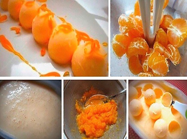 Мандариновое мороженое - вкусно и просто