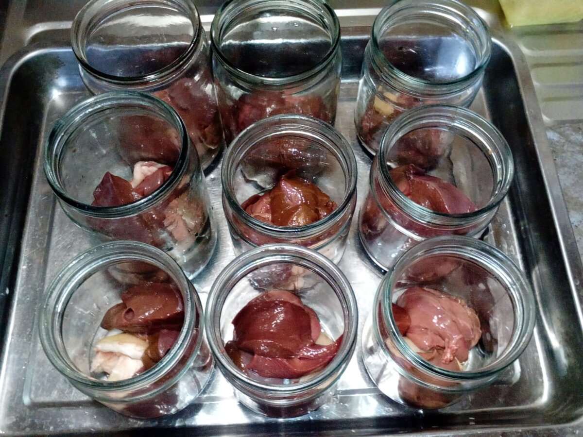 Субпродукты в банках.