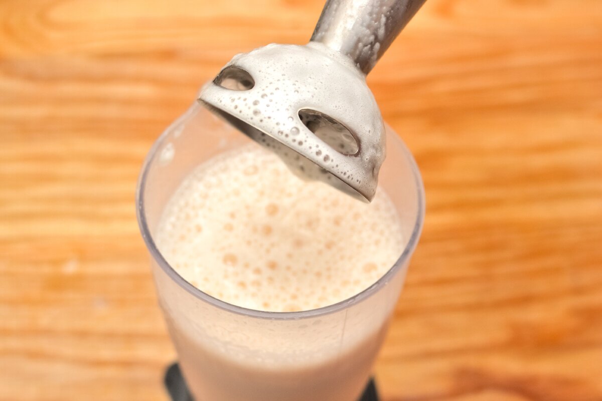 Взбитое молоко со сливками 