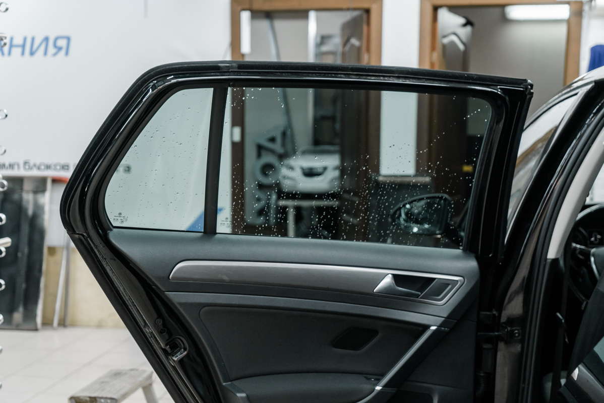 Исходная прозрачность стекол до тонировки.