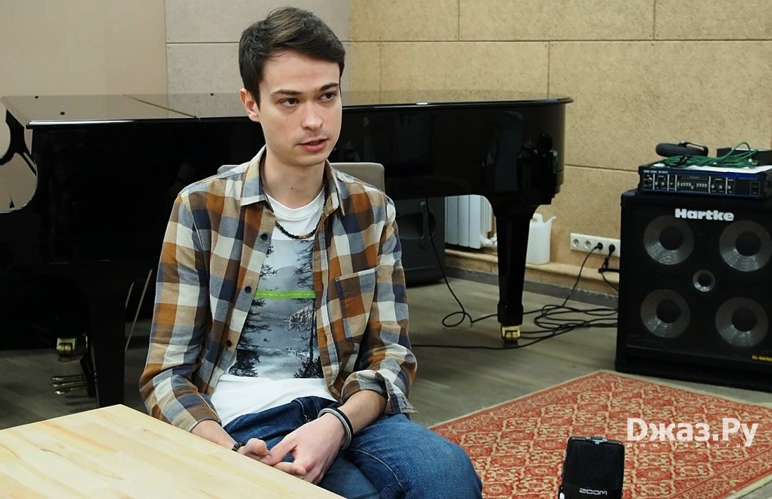 Евгений Побожий. Интервью в репетиционном зале Московского джазового оркестра