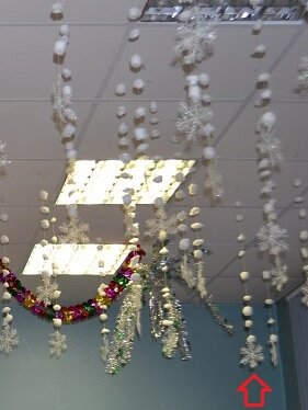 Подвес из ваты