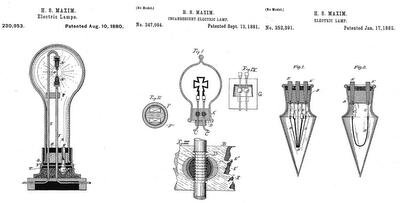 Патент на лампочку Эдисона