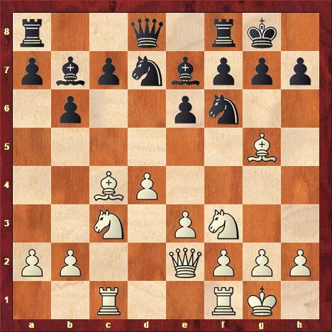 Так выглядит позиция в Системе анти-Тартаковера D55,после 10 хода белых.