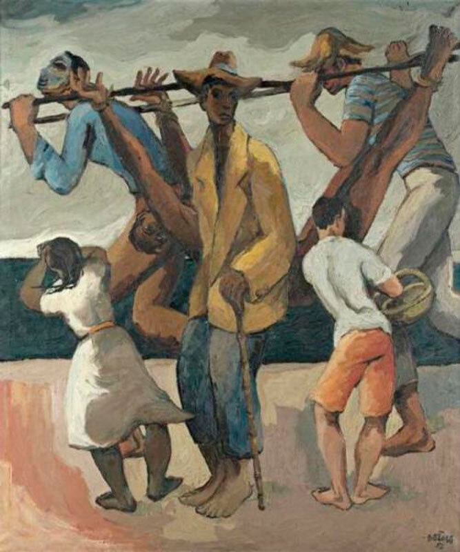 Фернандо Ботеро. Берег моря, 1952