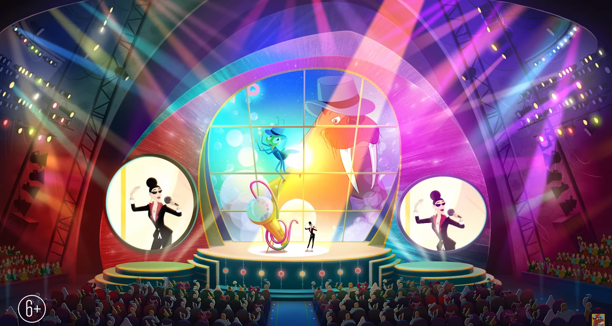 О, теперь "Евровидение" и в мультфильмах показывают.