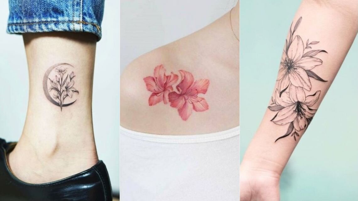 Значение татуировки лилия (65+ фото)