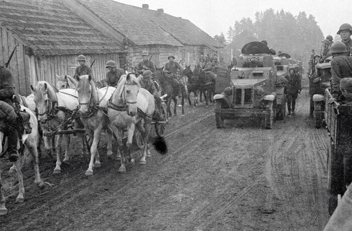 Красная Армия входит на территорию Польши .17 сентября 1939г.