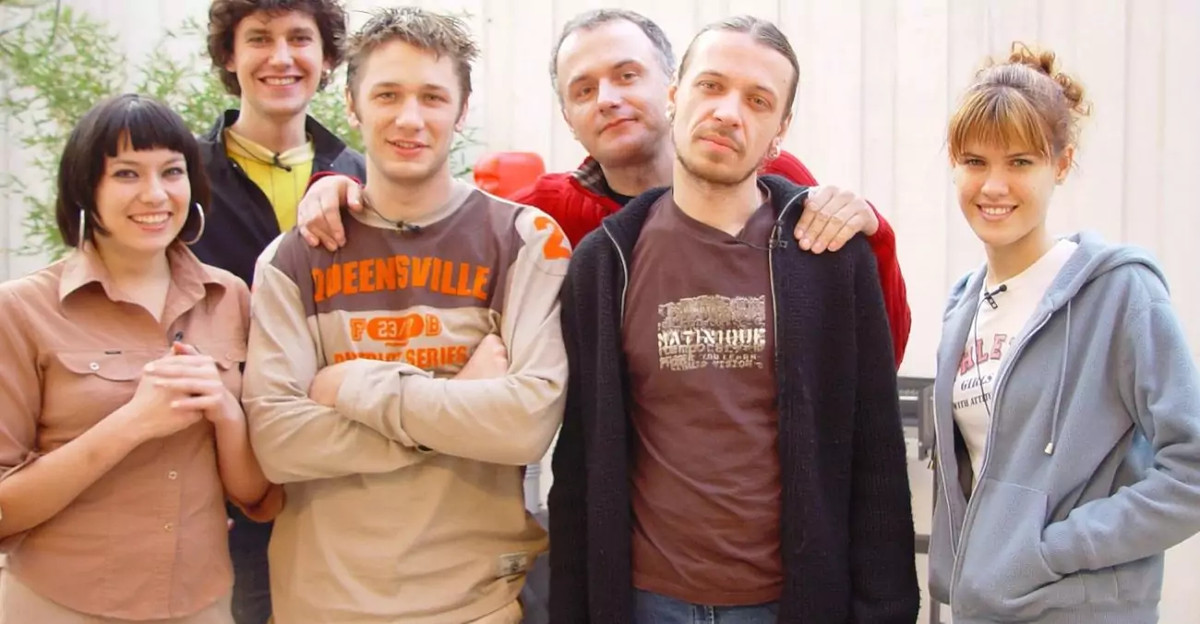 Александр Константинов и участники шоу "Голод"