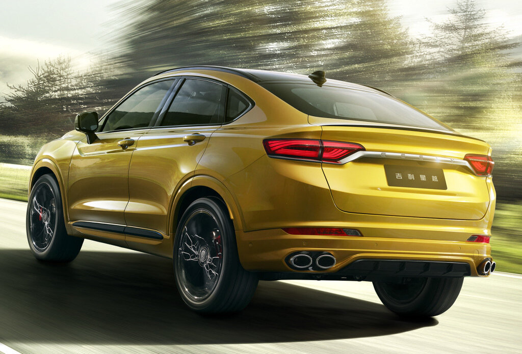 задний вид Geely FY11