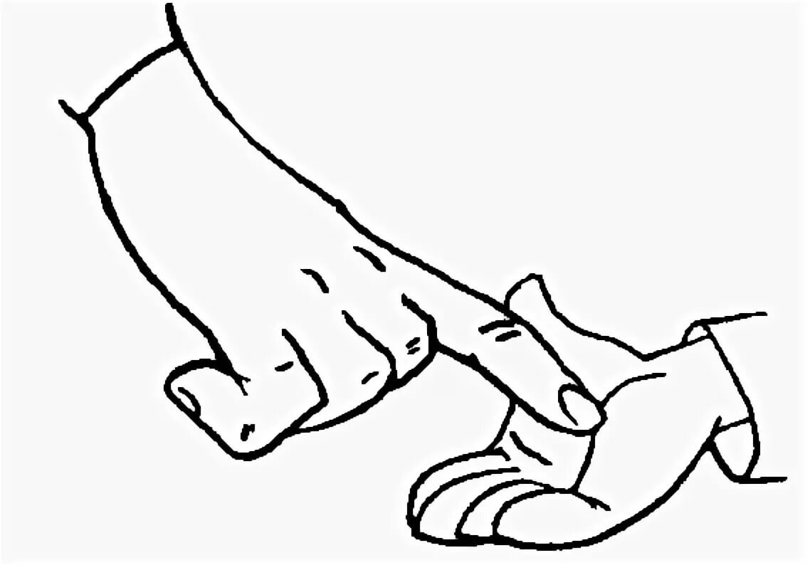 Возьмите ладошку ребенка в свою руку и начинайте указательным пальцем проводить окружность по ладошке, приговаривая при этом: