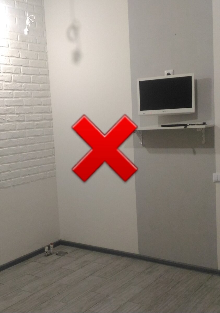 Телевизор на нашей кухне 