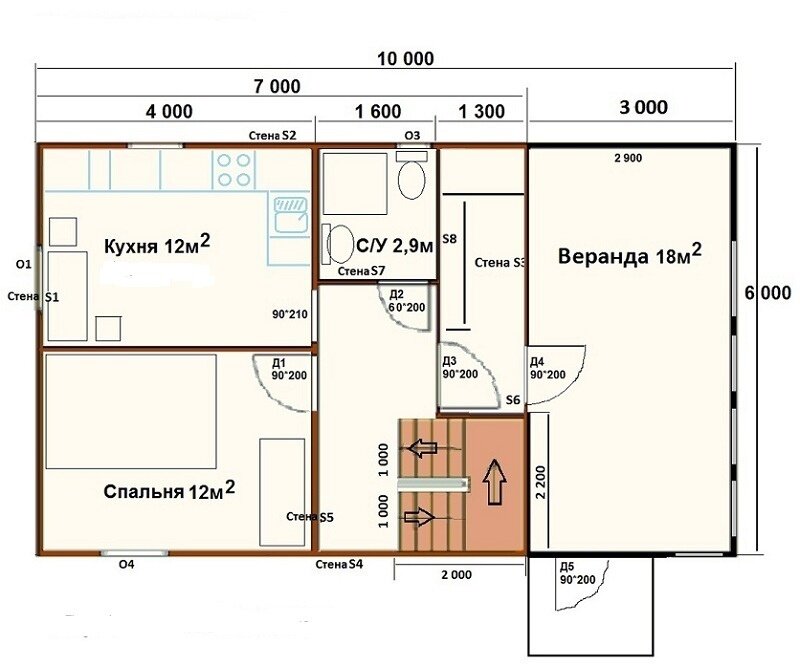 Онлайн планировщик домов и коттеджей