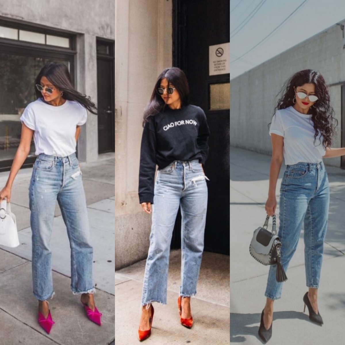 Прямые джинсы