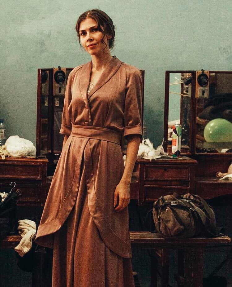 Актриса, телеведущая, блогер Инна Бородина. Репетиция спектакля по рассказам А.П.Чехова.
