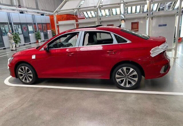 Audi A3L 2020  - силуэт