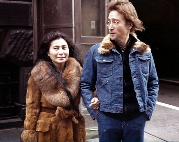 Джон Леннон с Йоко Оно