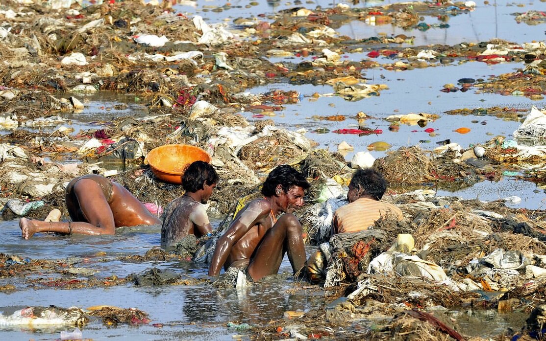 Река Ганг Индия 