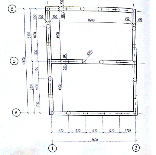 Исследуемый железобетонный фундамент 9х11 метров, состоящий из буронабивных свай, соединенных ростверком @Горбунов Сергей Канал Самостройщика СТРОЮ САМ.