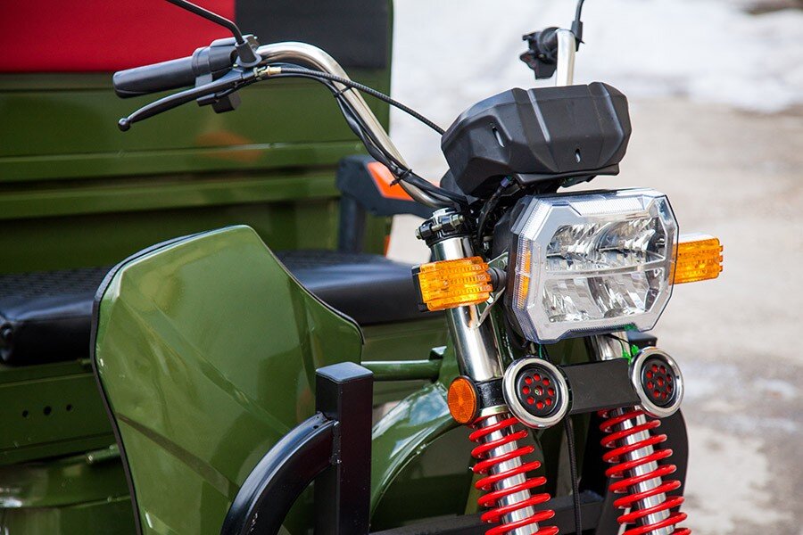 Интересно оформлена передняя часть 