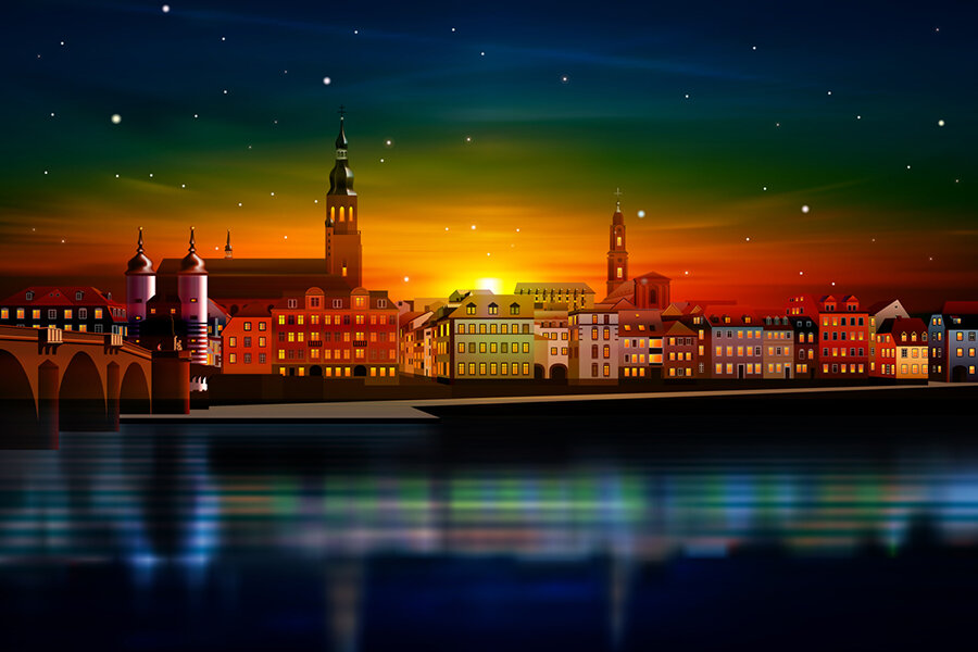 Иллюстрация. Гейдельберг, Германия. Автор: lem / Shutterstock.com.