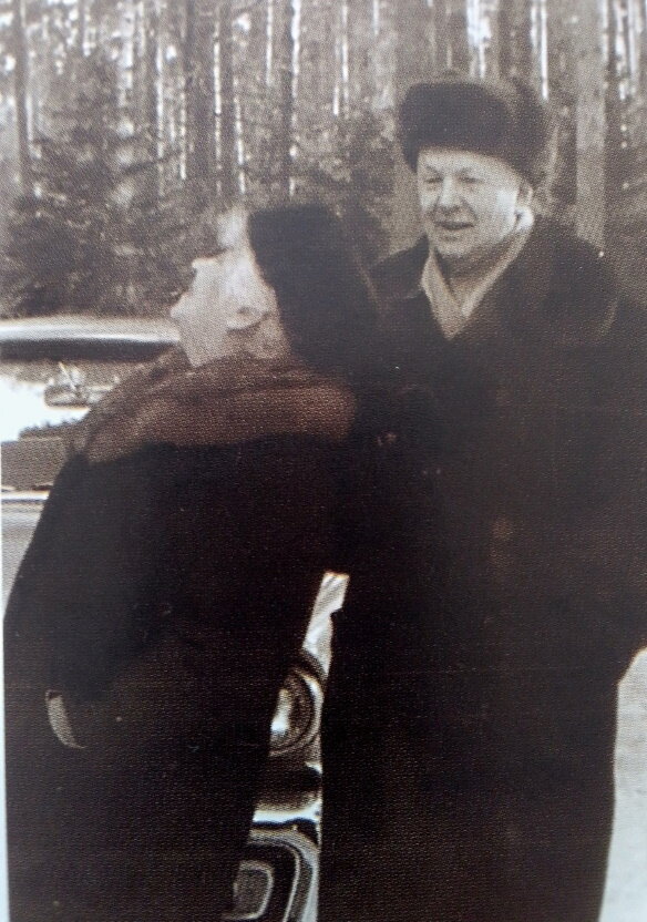 Ф. Г. Раневская и Ю. А. Завадский. Борвиха, 1960 г.