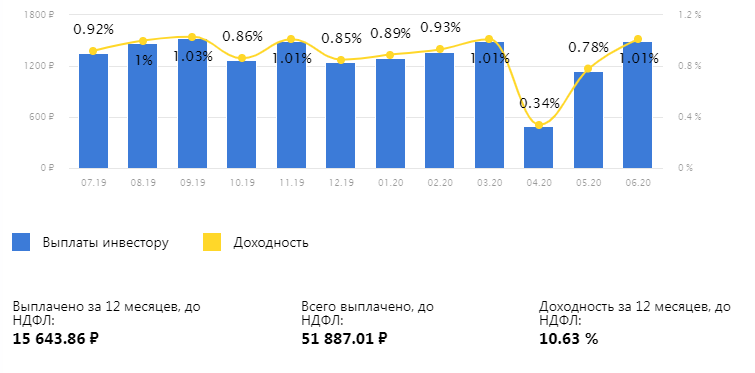 мои доходы за год