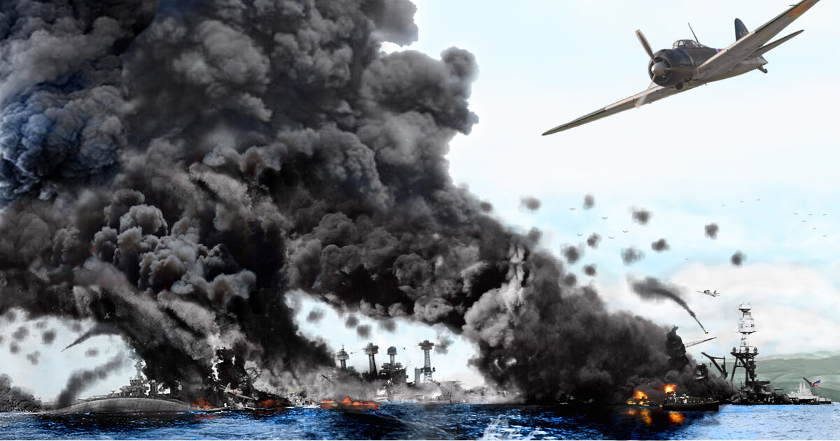 Фото из открытых источников. Пёрл - Харбор, 7 декабря 1941 года. Фото, конечно, из фильма.