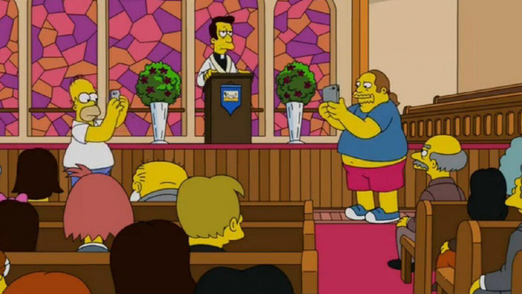Кадр из мультфильма "Симпсоны"