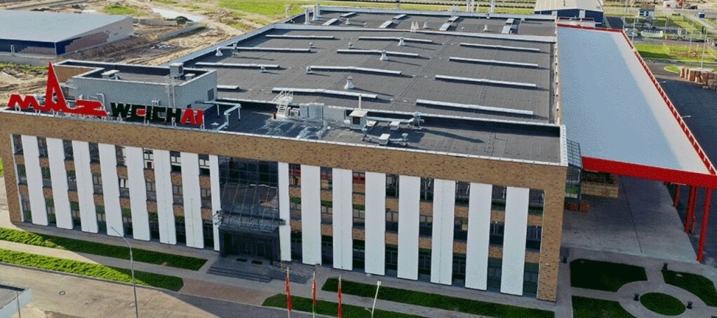 Моторный завод МАЗ-Вэйчай расположен недалеко от Минска