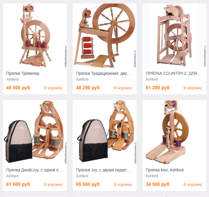 Цены на прялки